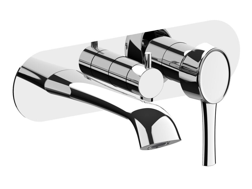Настенный однорычажный смеситель для ванны с переключателем Rubinetterie Frattini отдельная эстетика ARCH-00034514