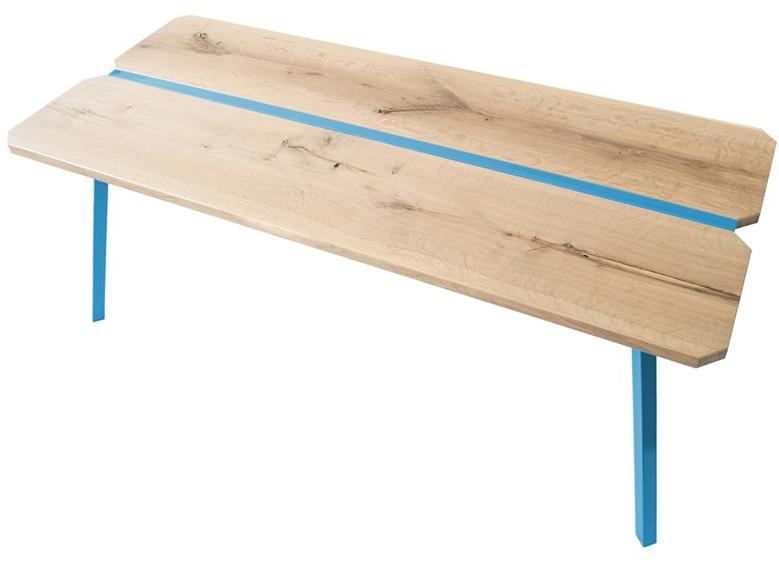 Askia Прямоугольный стол из стали и дерева Myway 1.t01.ok - Вид №3