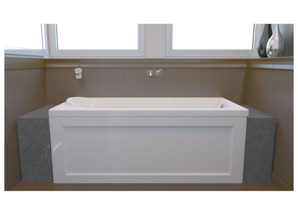 Акриловая ванна Aquanet West 130x70 (+ шторка Aquanet Alfa 4 NF6222-pivot) 0020405100196049 - Вид №5