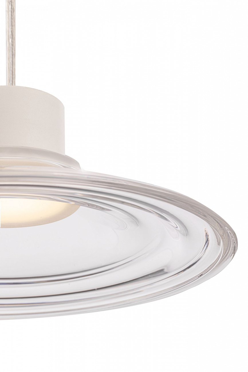Светильник подвесной светодиодный со стеклянным плафоном белый Remous P066PL-L9W4K TECHNICAL PENDANT 00-3957069 Прозрачный  - Вид №7