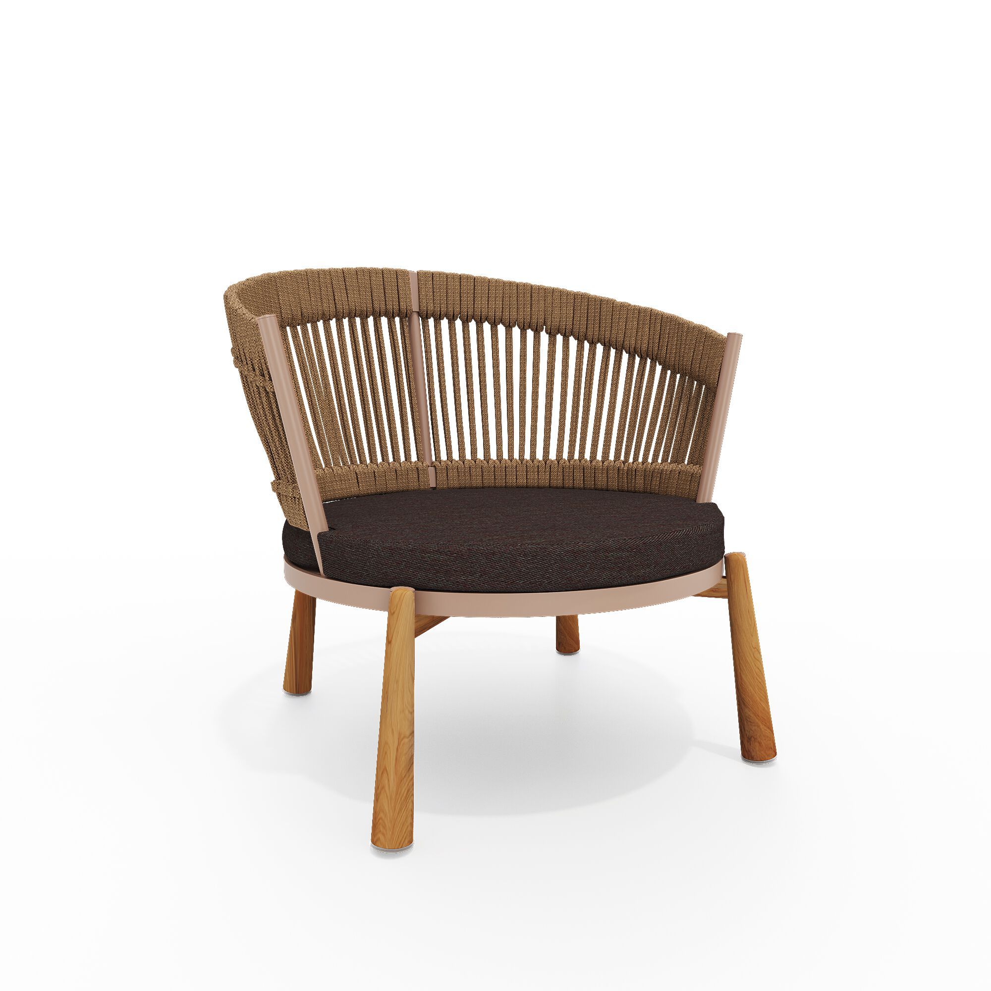 Веревочное и алюминиевое садовое кресло YAAZ Черепаха ARCH-00141058 - Вид №4