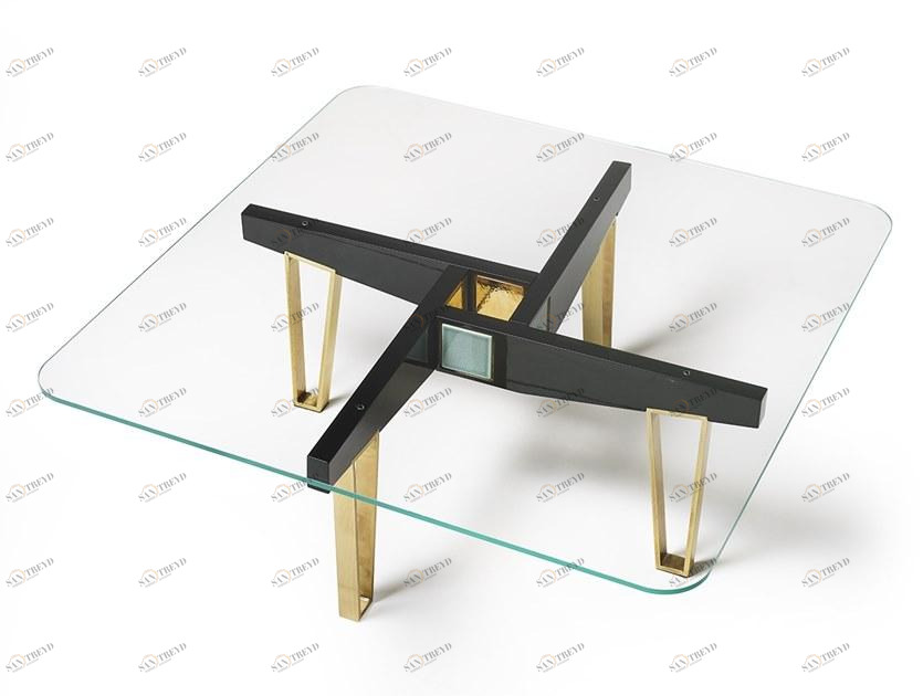 MARIONI Низкий квадратный журнальный столик Joe 02904