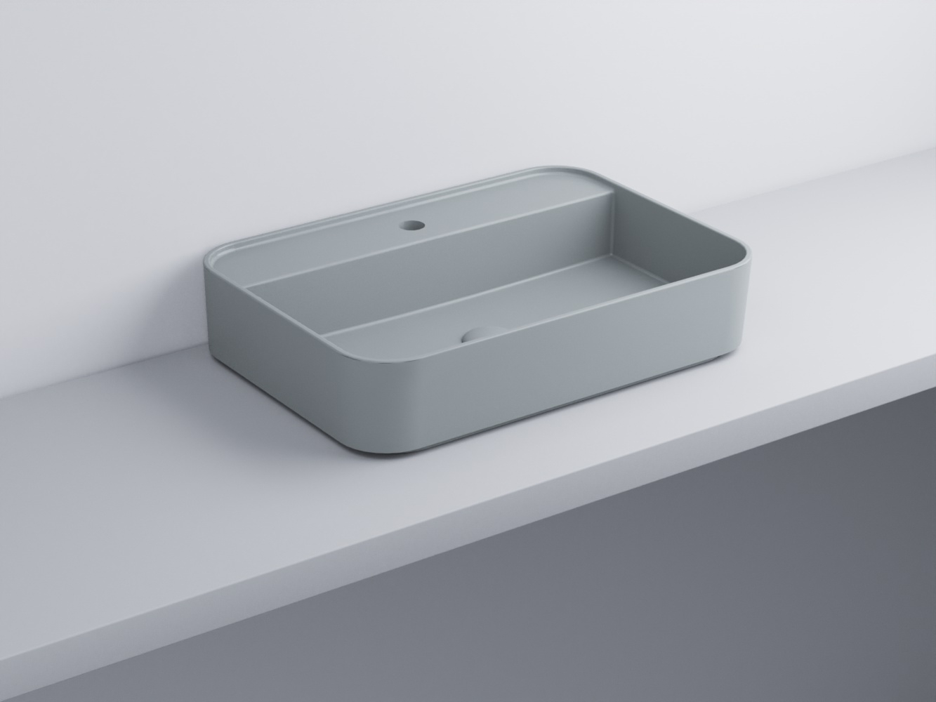 SHCOLARF-BR Раковина прямоугольная одно отверстие под смеситель cielo Shui Comfort Ceramica Cielo