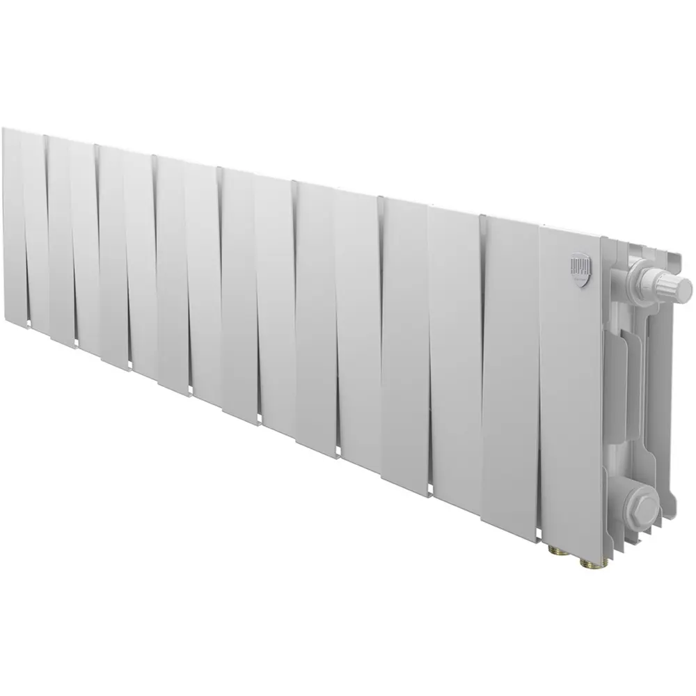Радиатор секционный Royal Thermo Pianoforte VDR 200/100 16 секций нижнее правое подключение биметалл белый 86733735 STLM-2099292  - Вид №1