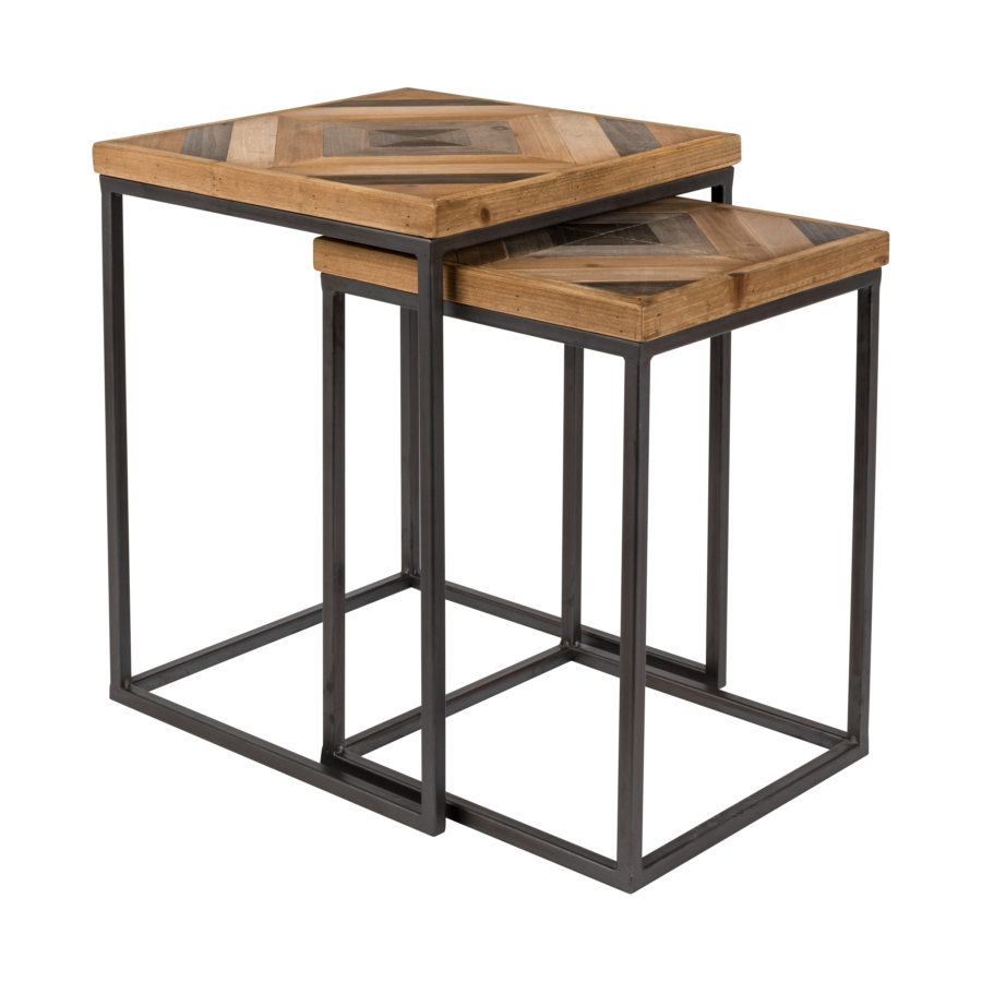 Набор столиков Joy, 2 шт White Label Living 2300118 - Вид №2