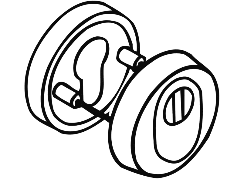 306.23XAESZ Защитная розетка с крышкой цилиндра HEWI System 111 | Edelstahl  - Вид №2