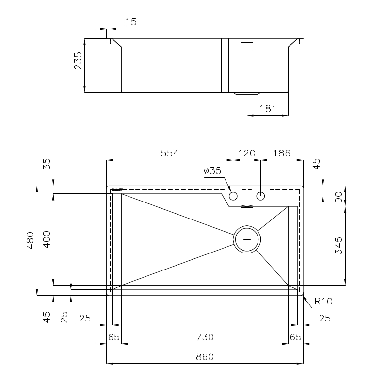 1402080 Мойка GK vintage 1402080 Fosterspa  - Вид №1
