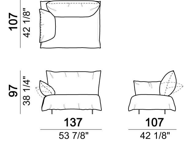 Модульный диван Arketipo BODYGUARD ARCH-00051140 - Вид №6