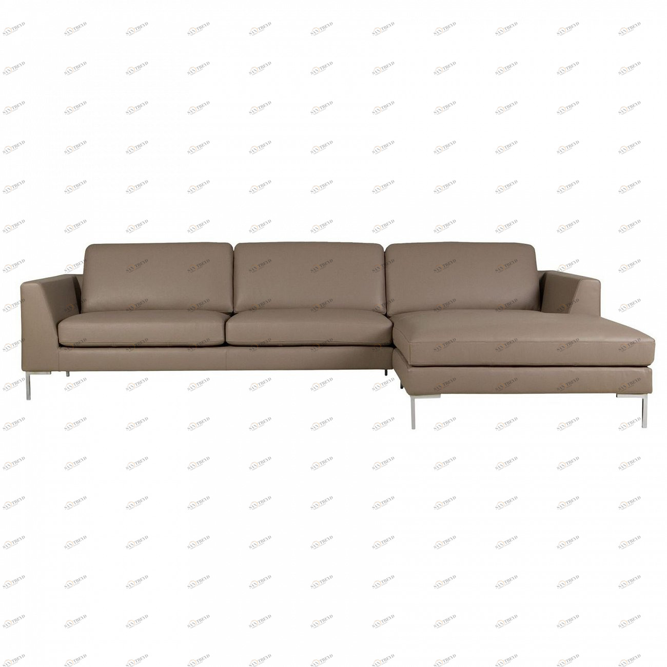 Диван Ohio угловой темно-бежевый SITS ДИЗАЙНЕРСКИЕ, OHIO 192231 Бежевый 