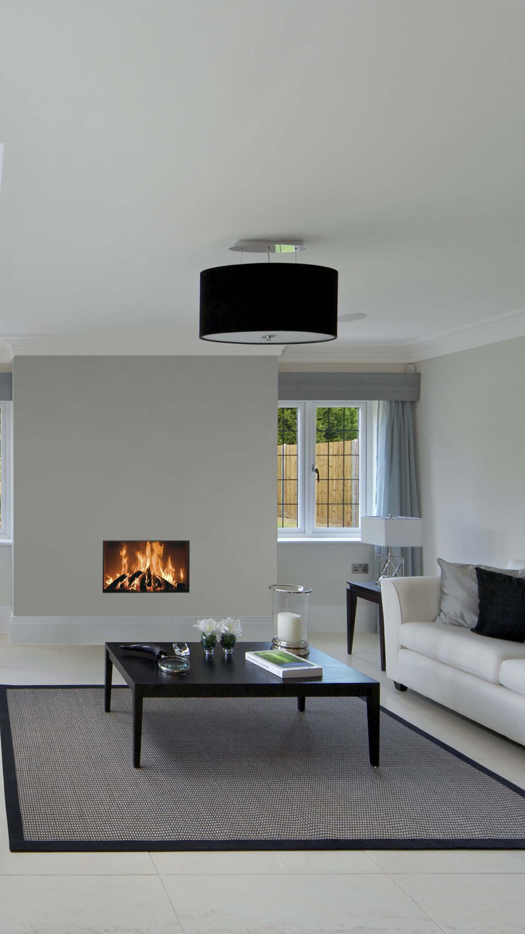 Встроенный дровяной камин на стене KALFIRE W85/40F ARCH-00034127 - Вид №2