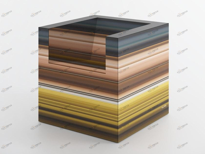 De Rosso Кресло с подлокотниками из ламината hpl Limited edition sun-id-1381181