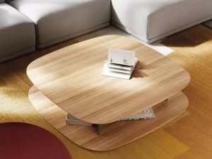 TREKU Квадратный деревянный журнальный столик Bita