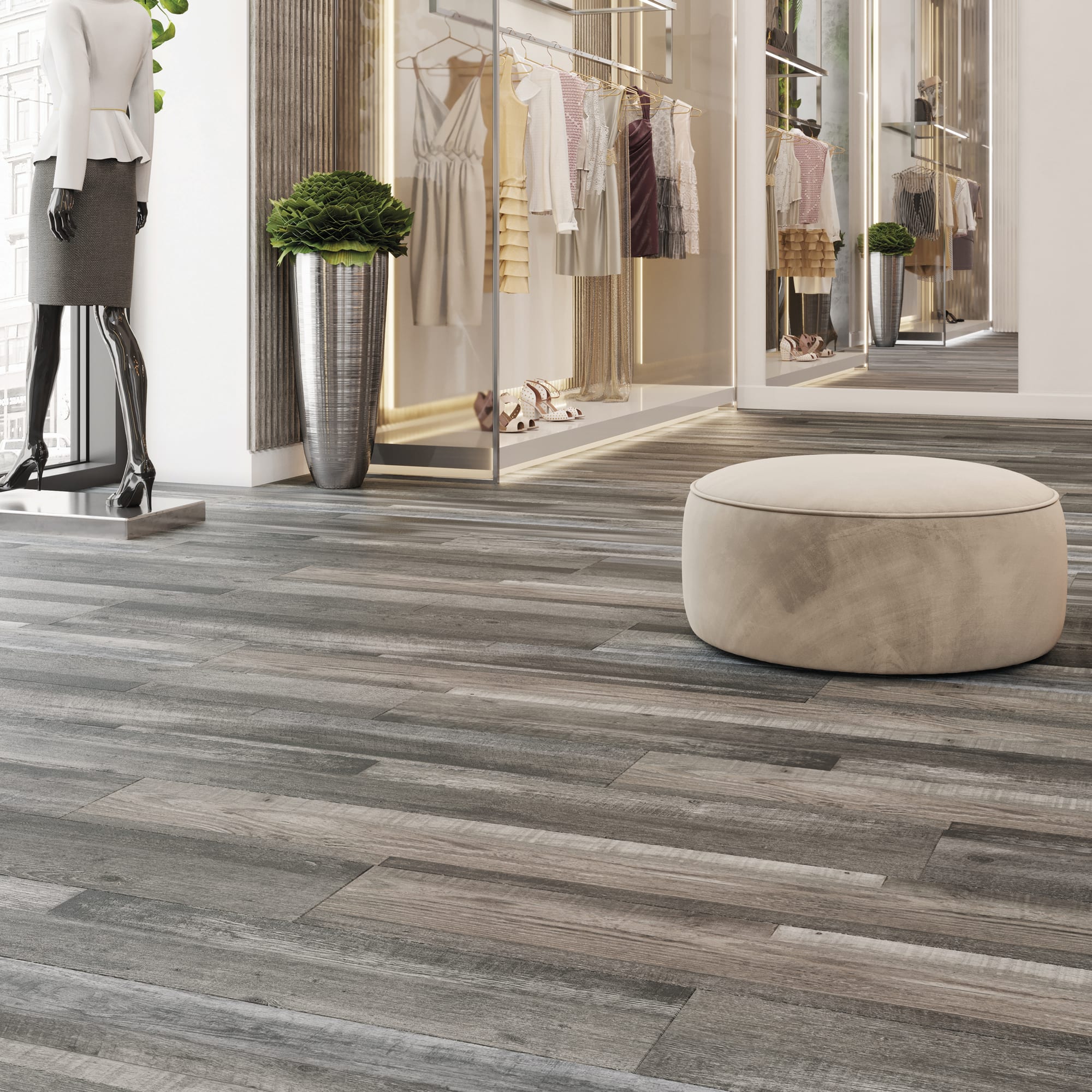 85246013 SPC плитка «Дуб Лион» 43 класс толщина 4.5 мм 2.16 м² Santreyd 