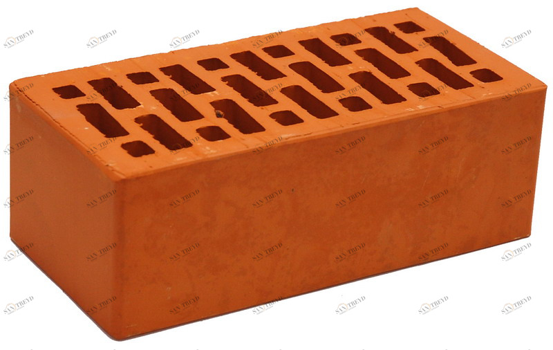 Кирпич облицовочный полуторный М-150 красный персик Новомосковский 5542