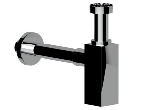 Хромированный латунный сифон для умывальника