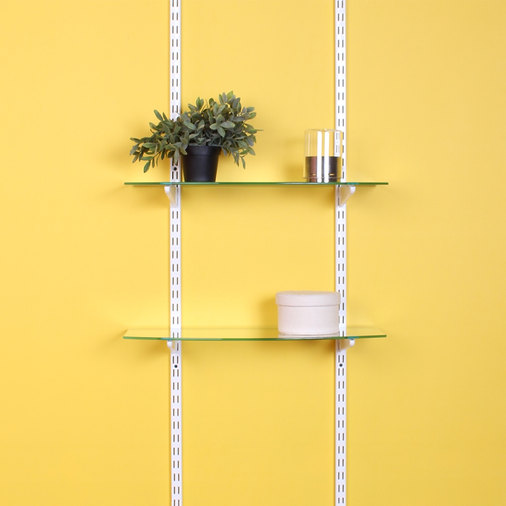 Стеновая стойка двухпазная , 1000x26x17 мм, белый LJPS0547 Public Steel Россия  - Вид №1