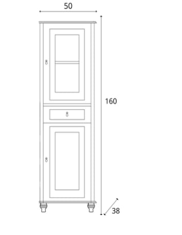Напольный умывальник с ящиками Gaia Mobili Classic ARCH-00032054 - Вид №4