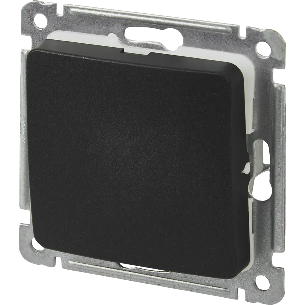 Переключатель встраиваемый Hegel Мастер 1 клавиша цвет черный STLM-2167565 - Вид №1