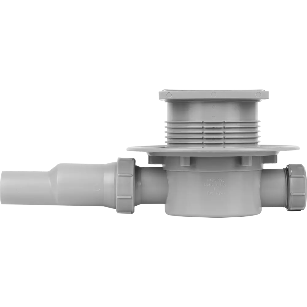 Трап для душа McAlpine 115x115 мм сухой затвор MRFG3-PB STLM-2100533 - Вид №3