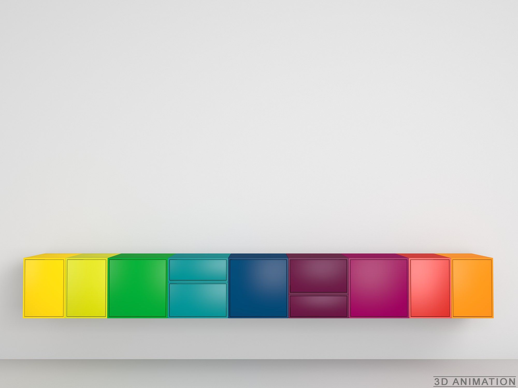 Секционный подвесной шкаф Cubit by Mymito ARCH-00025202 - Вид №1