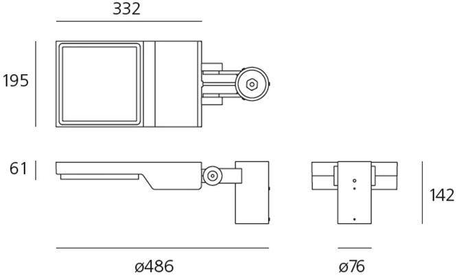 Artemide Светодиодный уличный фонарь из алюминия Cefiso sun-id-1461372 - Вид №2