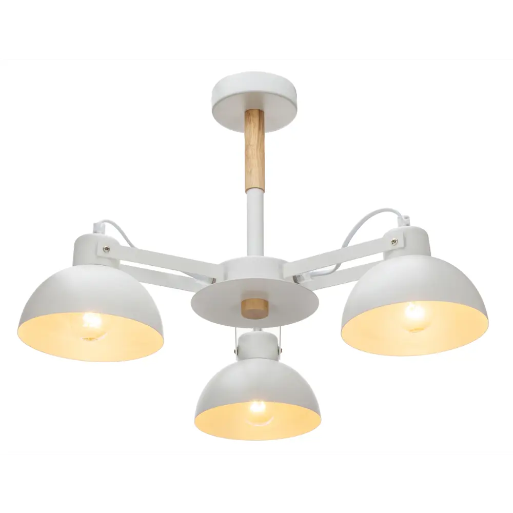 Люстра на штанге Lamplandia Anabel L1118-3, 3 лампы, 12 м², цвет белый STLM-2166706 - Вид №3