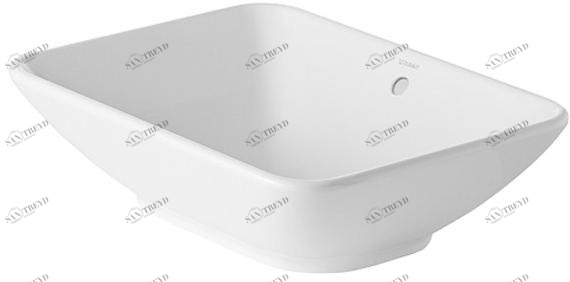 033452 Накладная раковина на столешницу  овальная Duravit Bacino