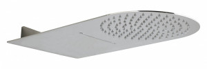 19FLO0220R2F AQG, консольная душ. головка FLOWR2 50x25 см, с расп. и каск. душевой струей, цвет хром