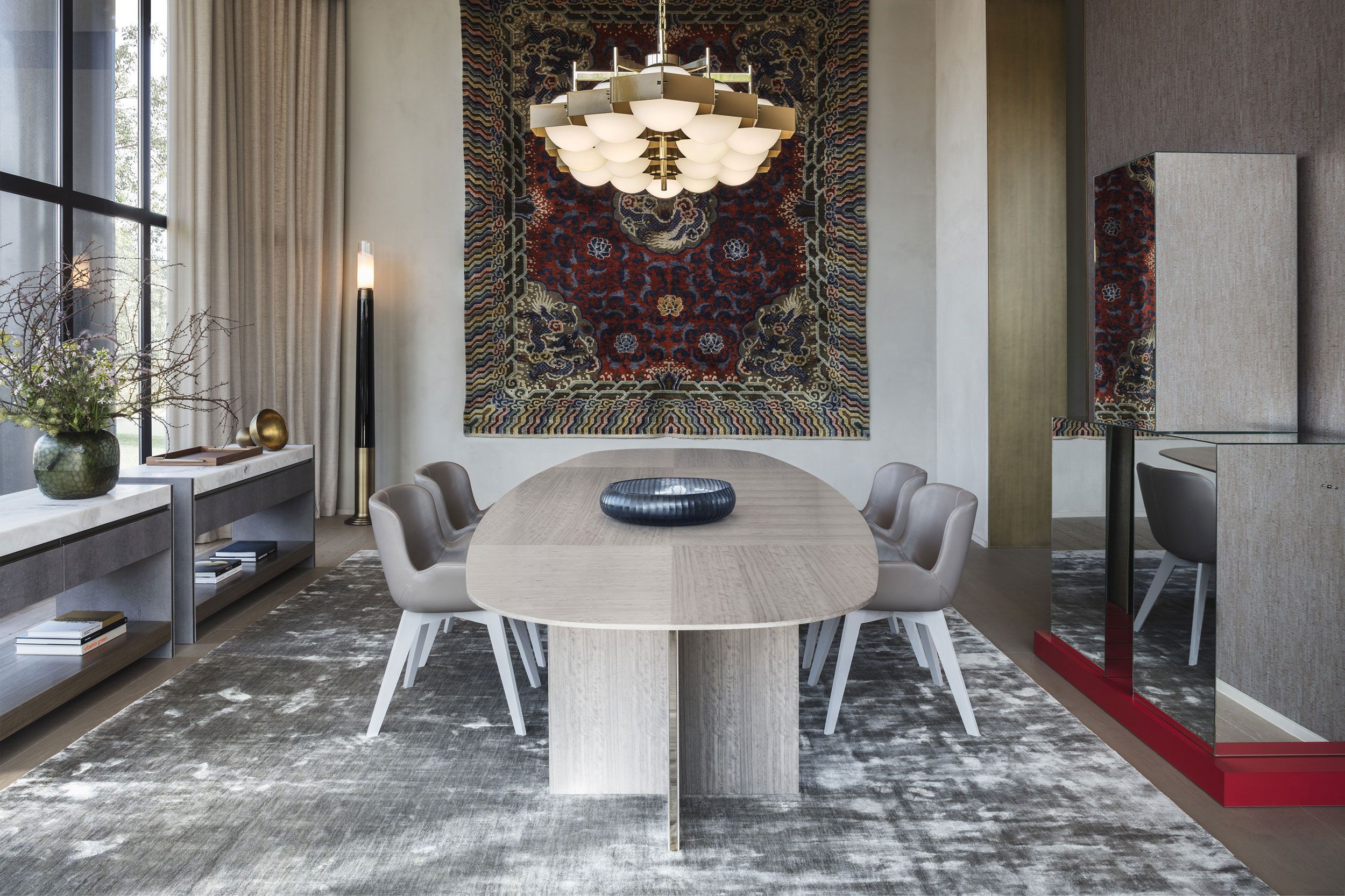 Овальный эвкалиптовый стол OAK Metronome ARCH-00056420 - Вид №8