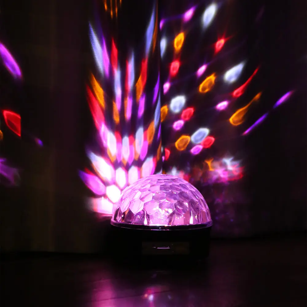 Диско-шар светодиодный 18x15 см 6 LED мультисвет MP3 SD пульт ДУ 82712506 STLM-2077311 BALANCE  - Вид №7