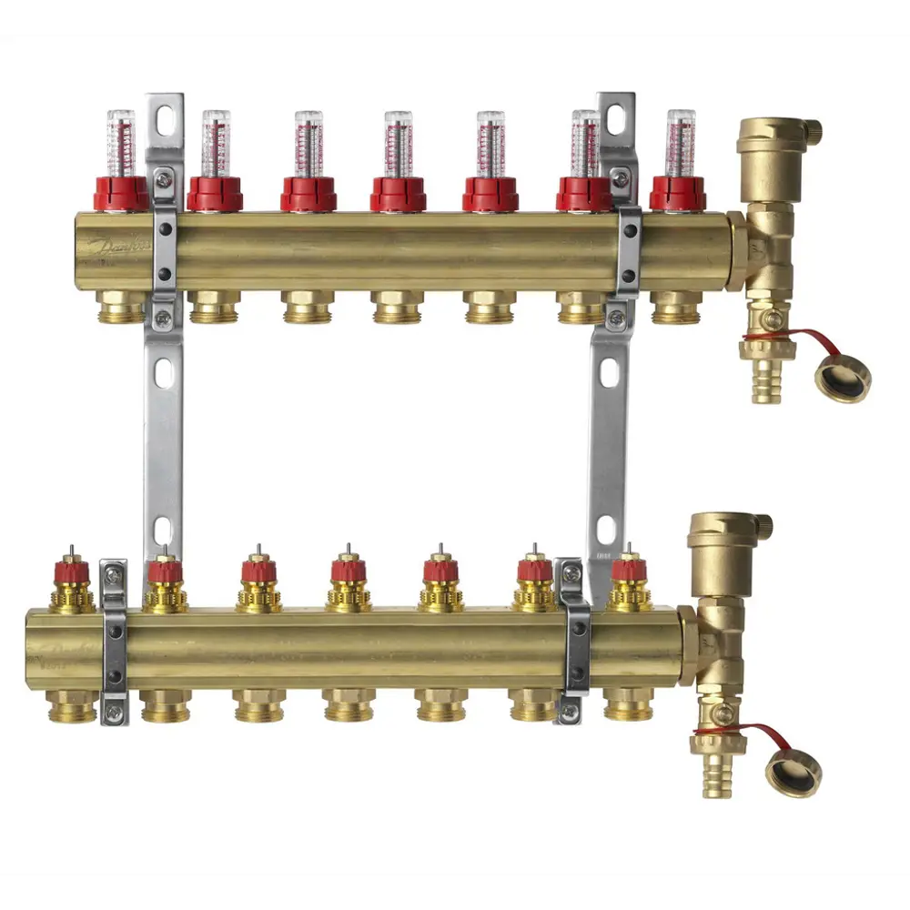 Комплект коллекторов Danfoss FHF-7F 7 контуров 82199825 STLM-2027313 