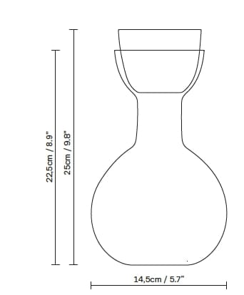 Графин из дутого стекла Form & Refine Pinho ARCH-00064640 - Вид №3