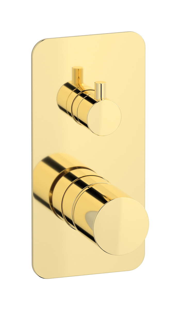 Встроенный смеситель для душа с двухходовым дивертером WE ARE IB rr310ii Pale Gold Brera