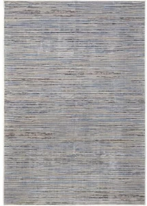 De Dimora Прямоугольный коврик из полосатой вискозы Atmosphere