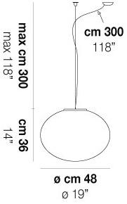 Vetreria Vistosi Подвесной светильник из дутого стекла Lucciola sun-id-1430926 - Вид №3