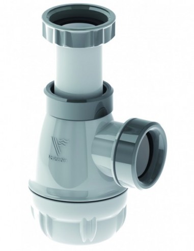 615700 001 00  Сифон для биде Special Connectic, выход D 32 м, двухкомпонентный, со встроенными прокладками Valentin Белый  - Вид №1