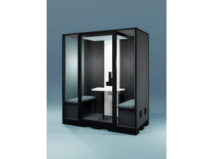 Акустическая офисная кабина со встроенным освещением