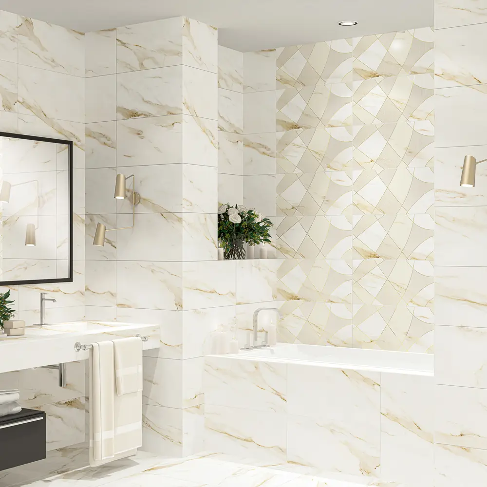 Плитка напольная Azori Calacatta Royal 42x42 см 1.23 м² 82826273 STLM-2170014 - Вид №4