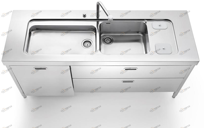 Встроенная раковина под столешницу овальная ALPES-INOX Liberi in cucina sun-id-1434195