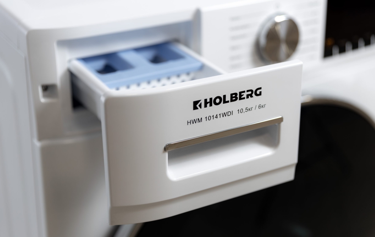9233986 Стирально-сушильная машина HOLBERG HWM 10141W белый STDN-0046754 - Вид №4