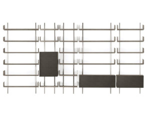 Деревянный секционный книжный шкаф