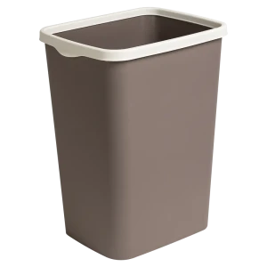Бак для мусора 20 л Violet полипропилен цвет шоколад/слоновая кость