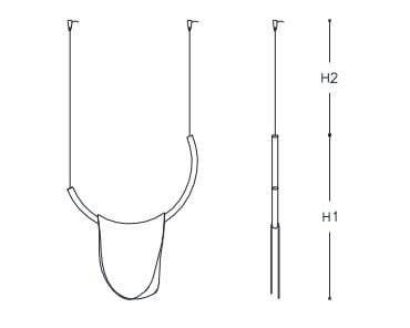 Цветное стекло и металл светодиодный подвесной светильник Italamp DALÍ ARCH-00042079 - Вид №5