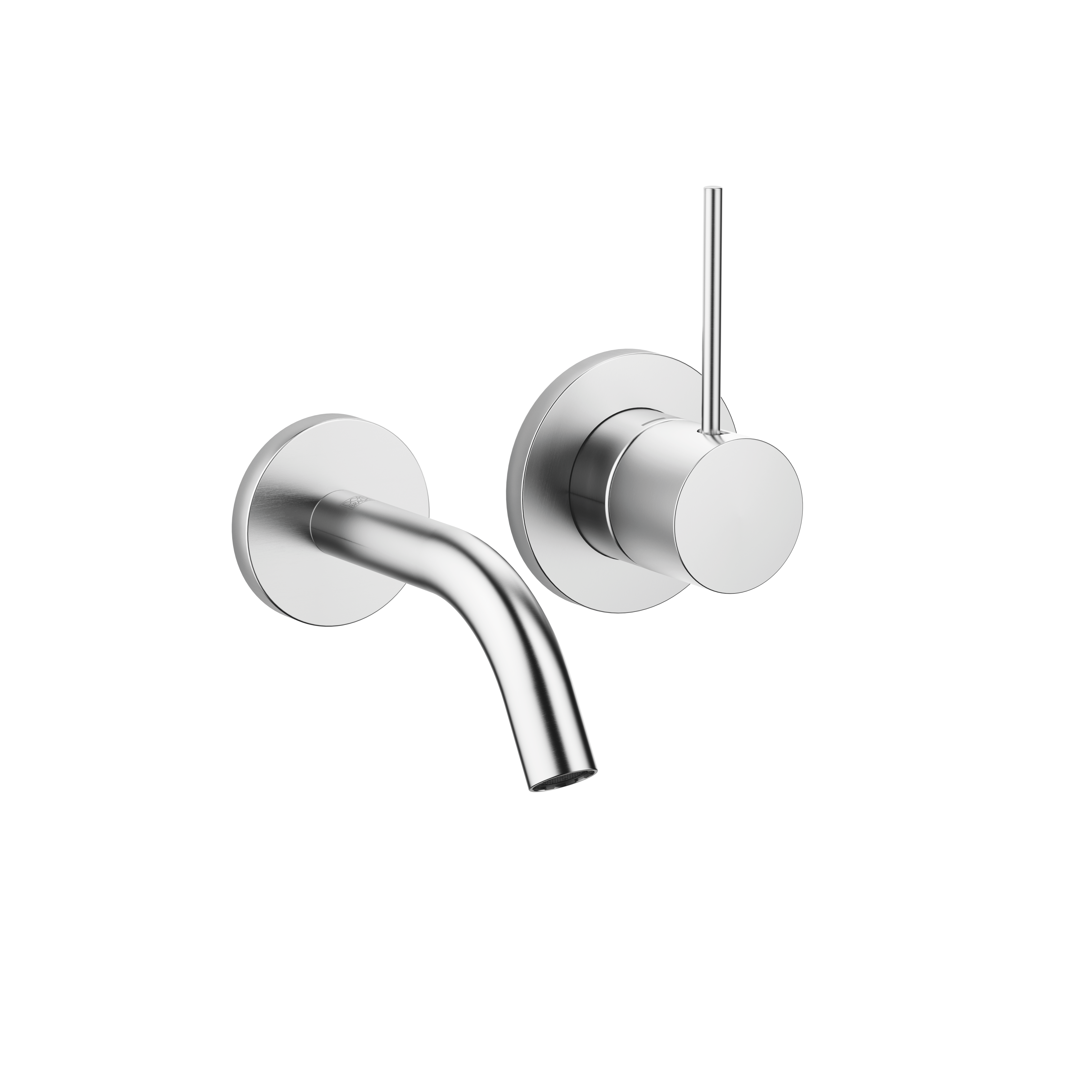 META  SLIM Смеситель для раковины, однорычажный, настенный, без донного клапана - Матовый хром 36867662-93 DornBracht 