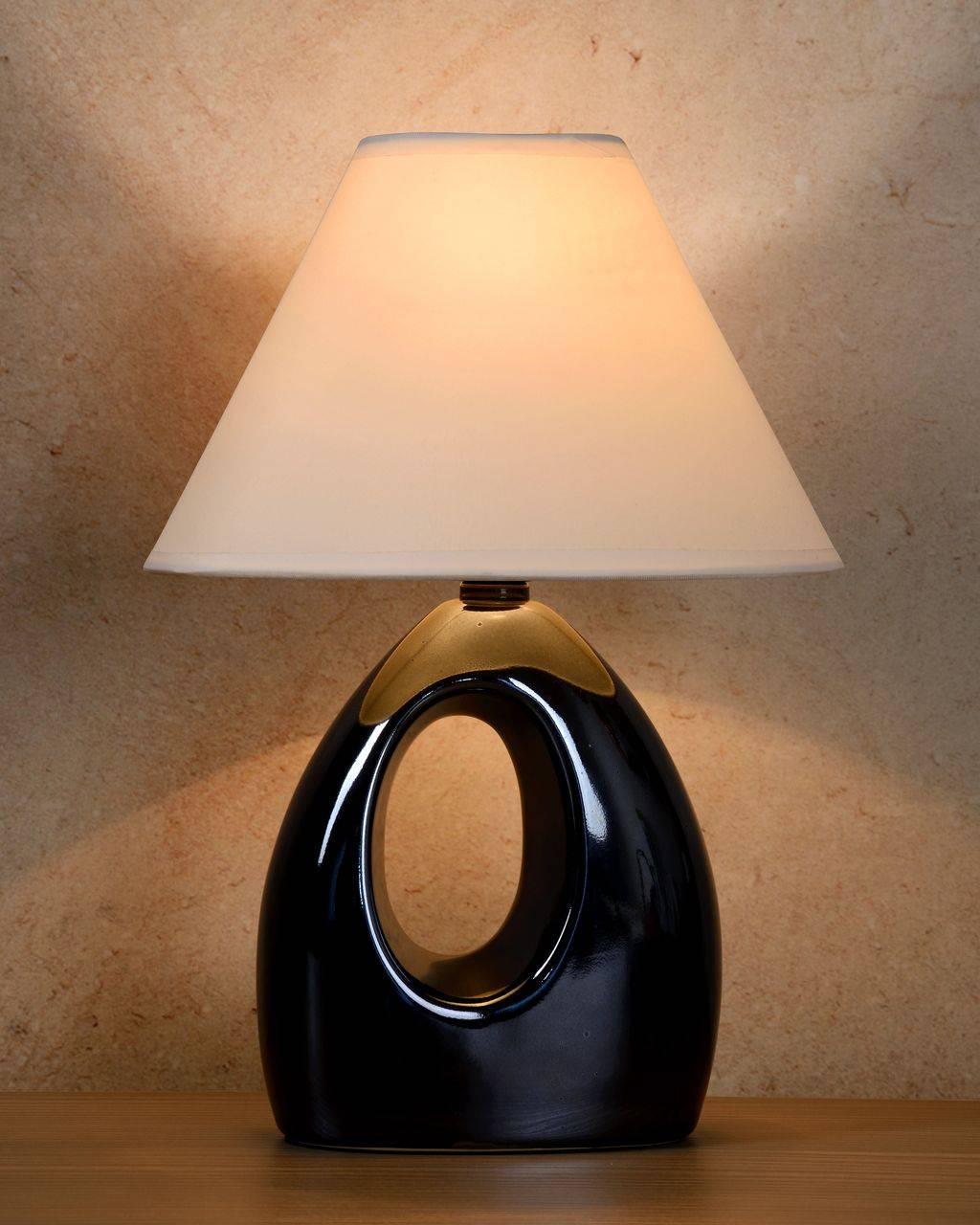 Настольная лампа Lucide Hoal 14558/81/30 LUCIDE ВАЗА 080223 Белый;черный  - Вид №1