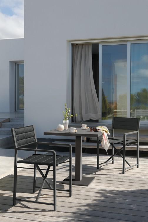 Стул белый текстиль белый Manutti Cross MNST120 - Вид №4