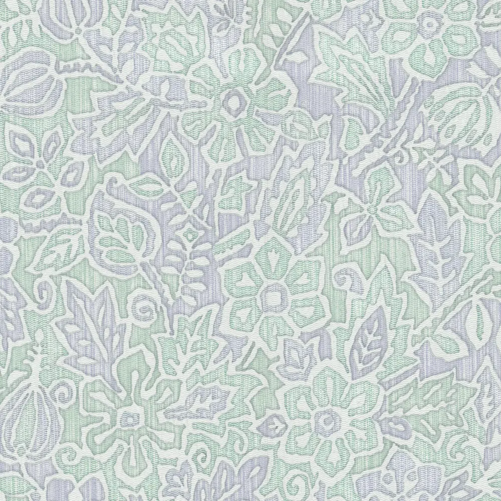 Обои бумажные Московская Обойная Фабрика Сканди зеленые 0.53 м 231712-7 STLM-2105019 - Вид №1