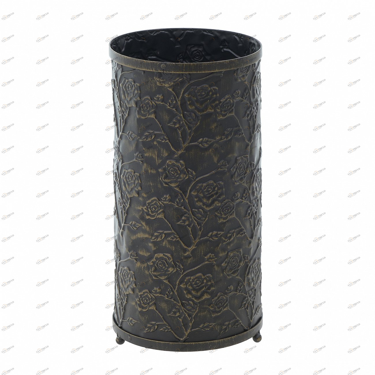 Подставка для зонтов металлическая черная TO4ROOMS  00-3839022 Черный 