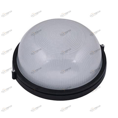 Уличный настенный светильник D 18 см черный Horoz 070-005-0060 HOROZ 070-005 00-3898632 Белый;черный 