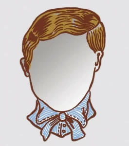 Moustache Настенное зеркало  Pm002